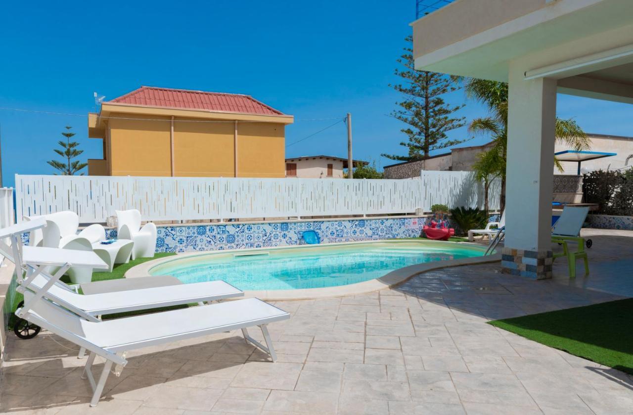 Villa Con Piscina Alcamo Marina Exterior foto